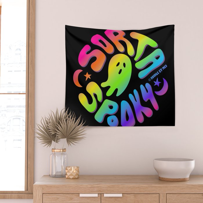 Rainbow Sorta Spooky ©  Wall Tapestry Gallery Image 2