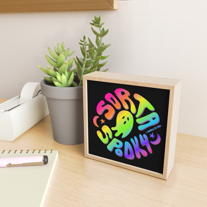 Rainbow Sorta Spooky ©  Mini Art Print Gallery Image 2