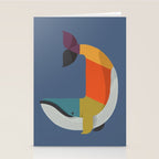 Blue Whale Stationery Card Gallery Image 2