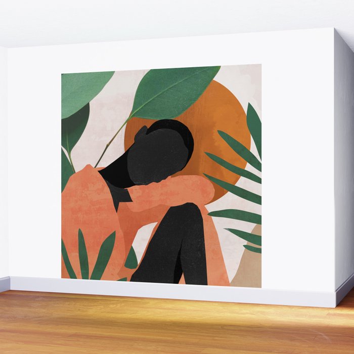 Tropical Girl 10 Wall Mural Gallery Image 2