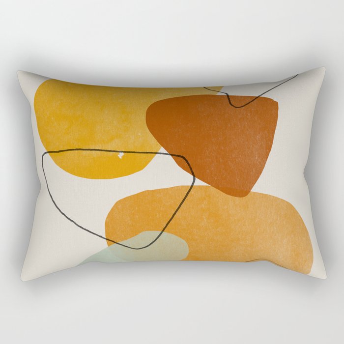Abstract Shapes Rectangular Pillow Gallery Image 2