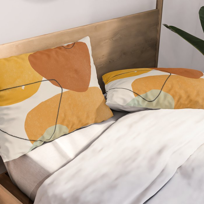 Abstract Shapes Pillow Sham Gallery Image 2