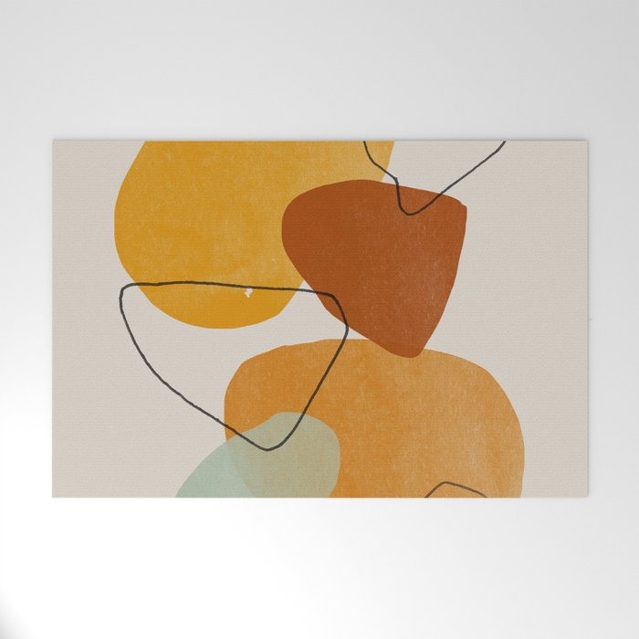 Abstract Shapes Welcome Mat Gallery Image 1