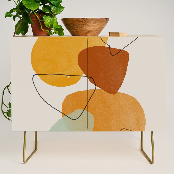 Abstract Shapes Credenza Gallery Image 1