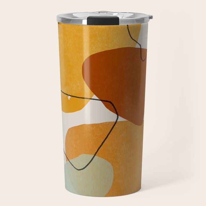 Abstract Shapes Travel Mug Gallery Image 1