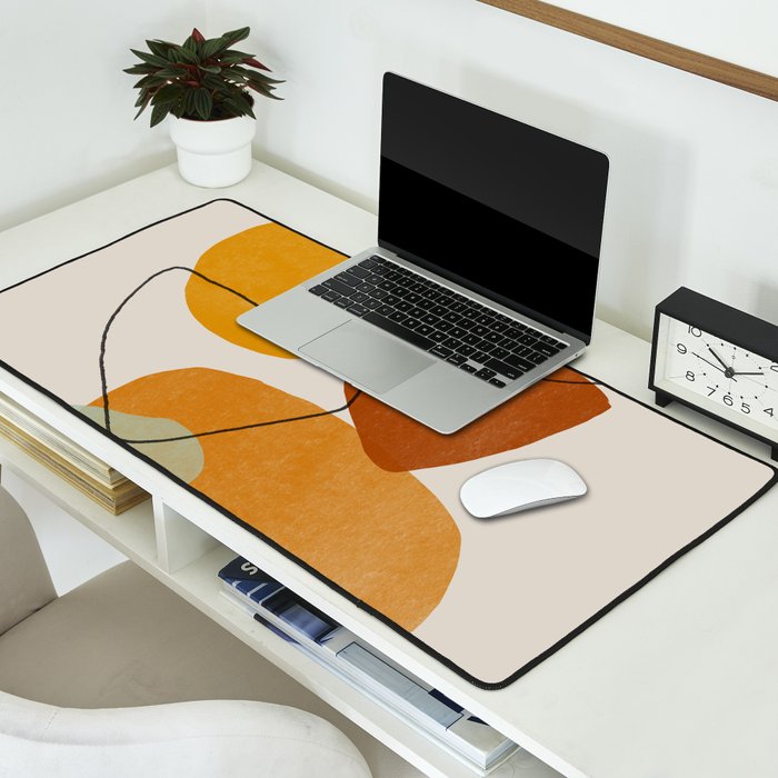 Abstract Shapes Desk Mat Gallery Image 2