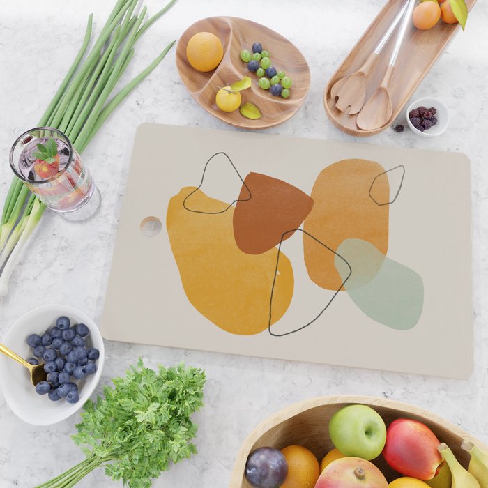 Abstract Shapes Cutting Board Gallery Image 2
