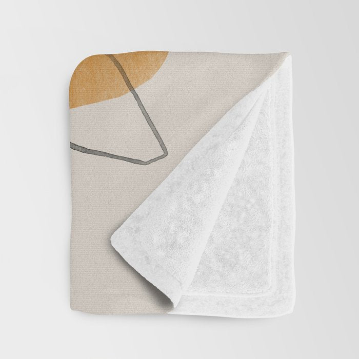 Abstract Shapes Throw Blanket Gallery Image 3