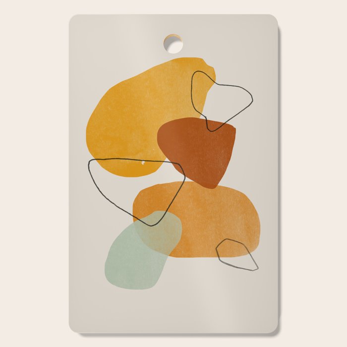 Abstract Shapes Cutting Board Gallery Image 1