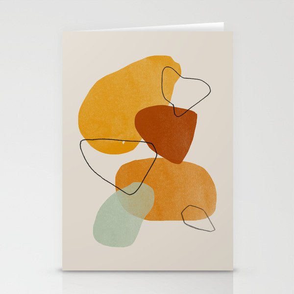 Abstract Shapes Stationery Card Gallery Image 2