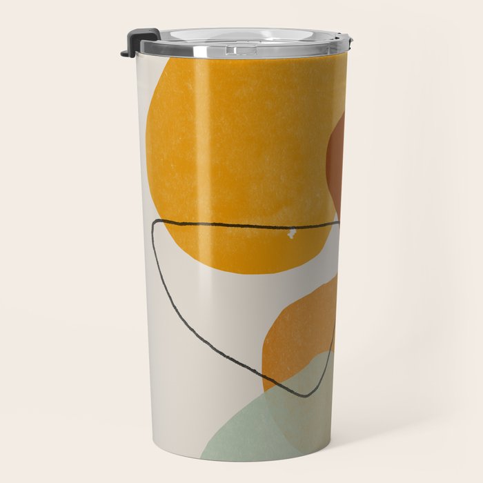 Abstract Shapes Travel Mug Gallery Image 3