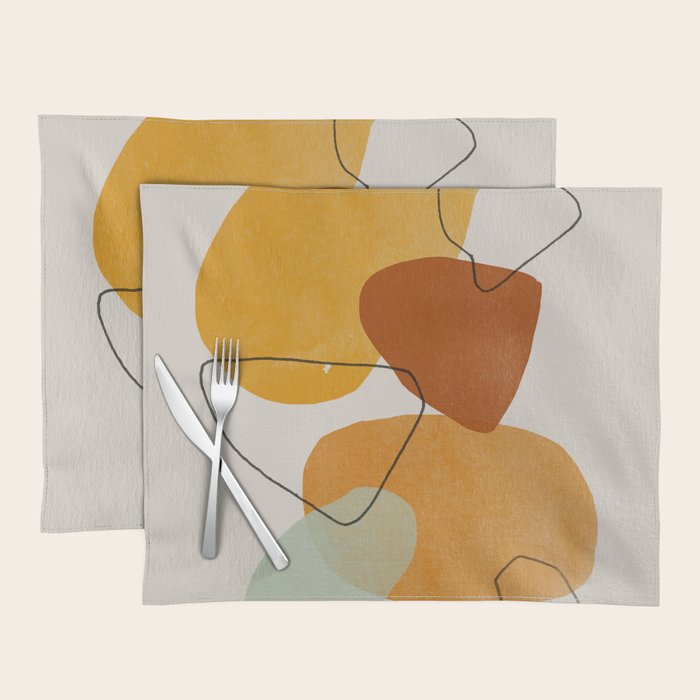Abstract Shapes Placemat Gallery Image 1