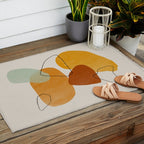 Abstract Shapes Outdoor Rug Gallery Image 2