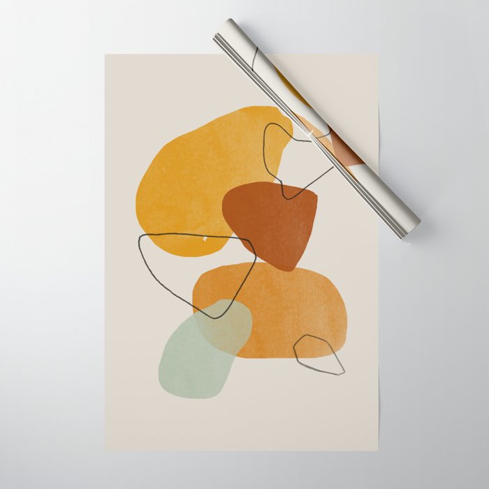 Abstract Shapes Wrapping Paper Gallery Image 1