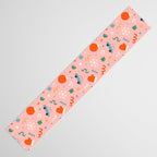 Retro christmas decoration art pattern Table Runner Gallery Image 3