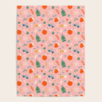 Retro christmas decoration art pattern Poster Gallery Image 4