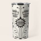 graphic floral ornament tree-flower Travel Mug Gallery Image 1