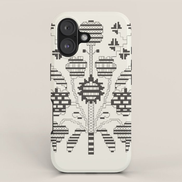graphic floral ornament tree-flower iPhone Case Gallery Image 1