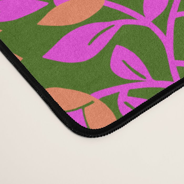 Tropical Blooms Pattern - Green Desk Mat Gallery Image 4