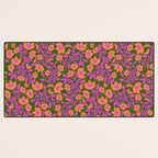 Tropical Blooms Pattern - Green Desk Mat Gallery Image 3