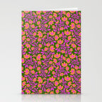 Tropical Blooms Pattern - Green Stationery Card Gallery Image 2