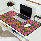 Tropical Blooms Pattern - Green Desk Mat Gallery Image 2