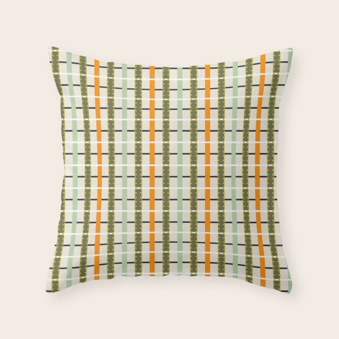 Lichen Picnic Throw Pillow Gallery Image 1