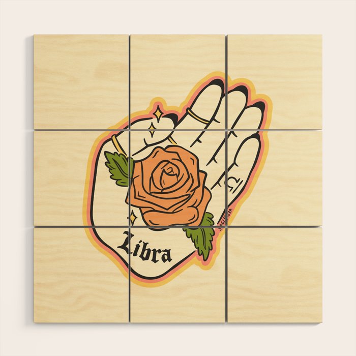 LIBRA Wood Wall Art Gallery Image 1