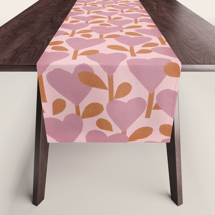 Heart Garden #1 Table Runner Gallery Image 1
