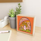 Gemini Mushroom Mini Art Print Gallery Image 2