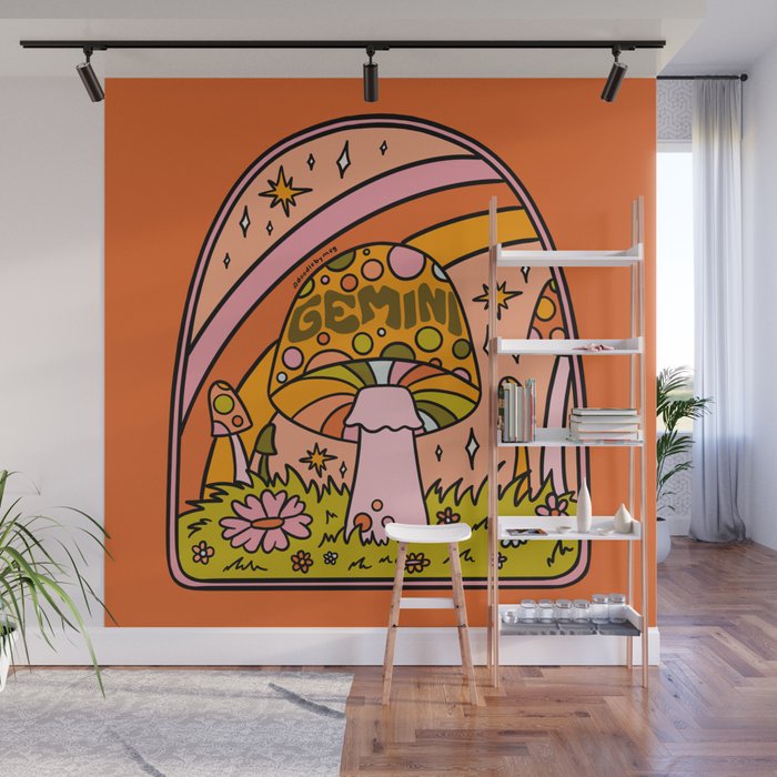 Gemini Mushroom Wall Mural Gallery Image 1