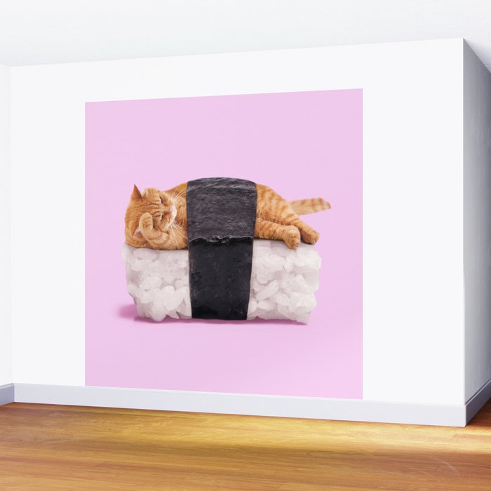 SUSHICAT Wall Mural Gallery Image 2