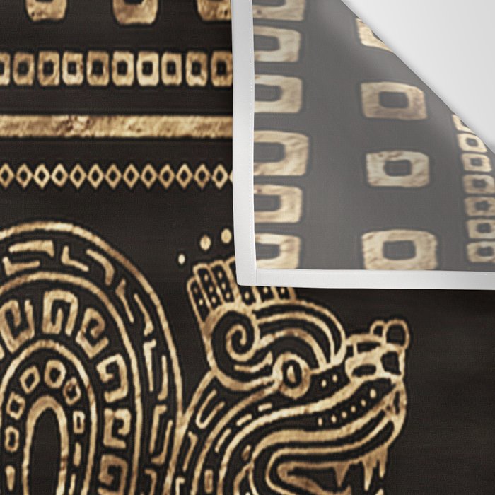 Aztec Double Headed Serpent Deity Wall Tapestry Gallery Image 3