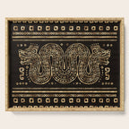 Aztec Double Headed Serpent Deity Serving Tray Gallery Image 1