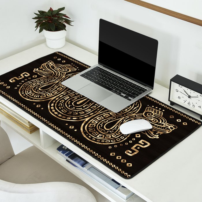 Aztec Double Headed Serpent Deity Desk Mat Gallery Image 2