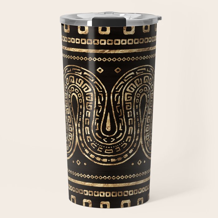 Aztec Double Headed Serpent Deity Travel Mug Gallery Image 1