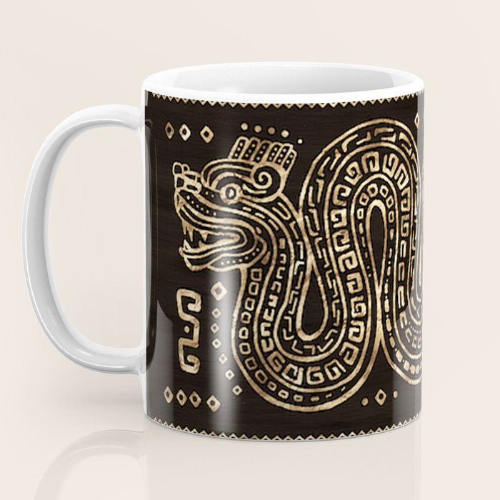 Aztec Double Headed Serpent Deity Coffee Mug Gallery Image 3
