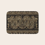 Aztec Double Headed Serpent Deity Bath Mat Gallery Image 1