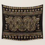 Aztec Double Headed Serpent Deity Wall Tapestry Gallery Image 4