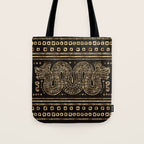 Aztec Double Headed Serpent Deity Tote Bag Gallery Image 1