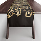 Aztec Double Headed Serpent Deity Table Runner Gallery Image 1