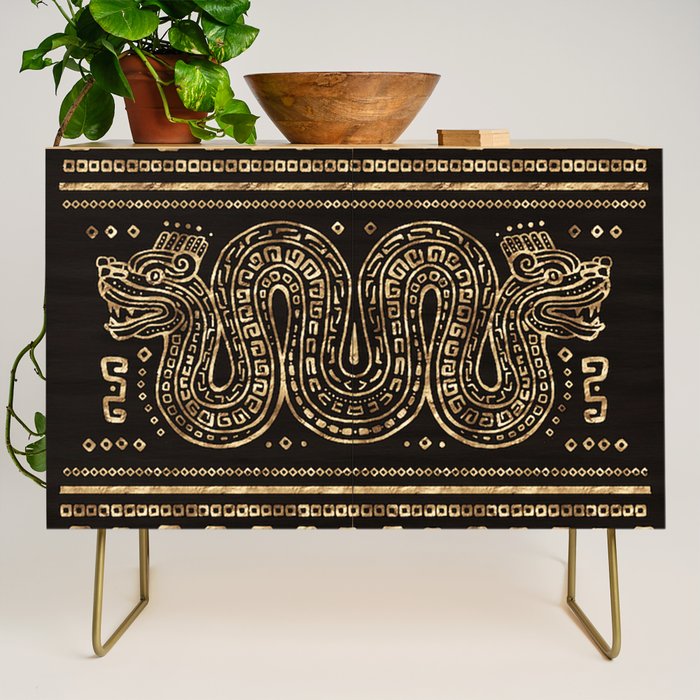 Aztec Double Headed Serpent Deity Credenza Gallery Image 1