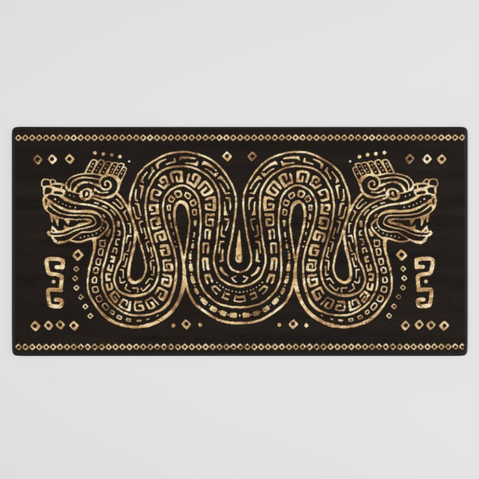 Aztec Double Headed Serpent Deity Desk Mat Gallery Image 3