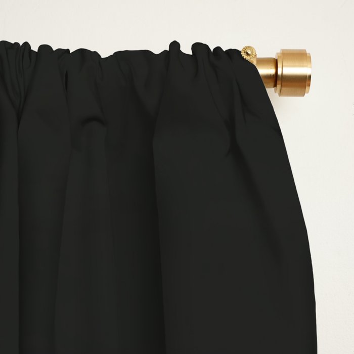 Soft Bloom Noir Window Curtain Gallery Image 2