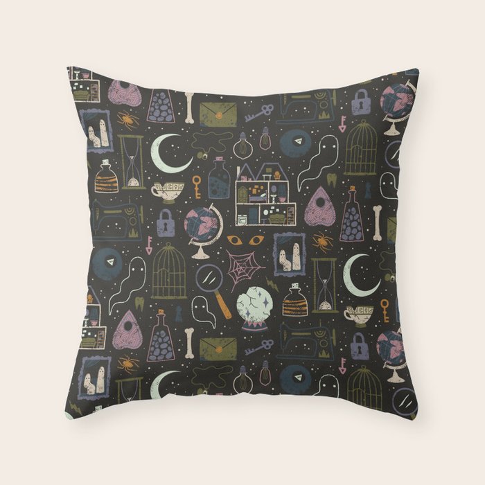 Haunted Attic Throw Pillow Gallery Image 6