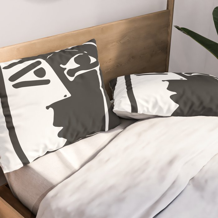 Picasso - Kiss 1979 Artwork Reproduction Pillow Sham Gallery Image 2