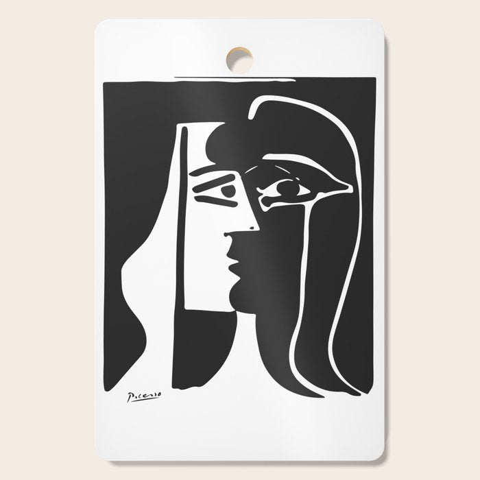 Picasso - Kiss 1979 Artwork Reproduction Cutting Board Gallery Image 1