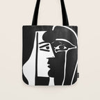 Picasso - Kiss 1979 Artwork Reproduction Tote Bag Gallery Image 1