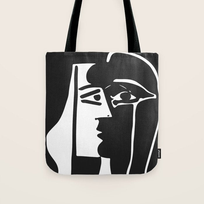 Picasso - Kiss 1979 Artwork Reproduction Tote Bag Gallery Image 1