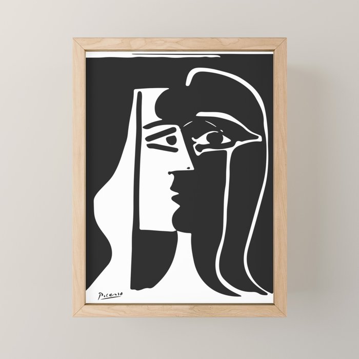 Picasso - Kiss 1979 Artwork Reproduction Mini Art Print Gallery Image 1
